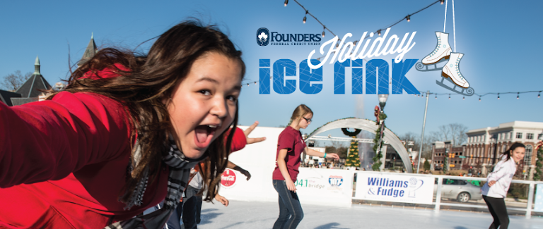 Founders Holiday Ice Rink (Nov. – Jan.)