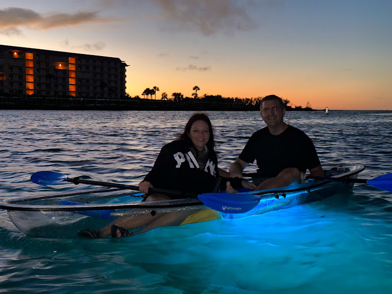 Paddle Naples – CLEAR Kayak Sunset Tour & GLOW with LED Lights