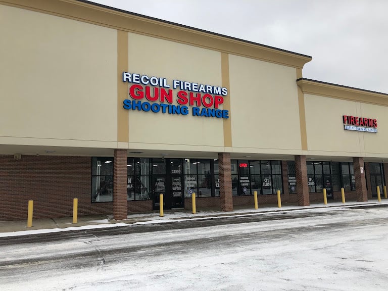 Recoil Firearms — Shooting venue in Taylor, Michigan