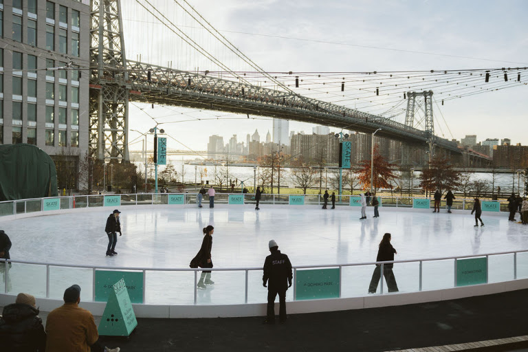 Skate at Domino Park