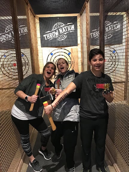 Throw Nation Columbus l Axe Throwing Bar